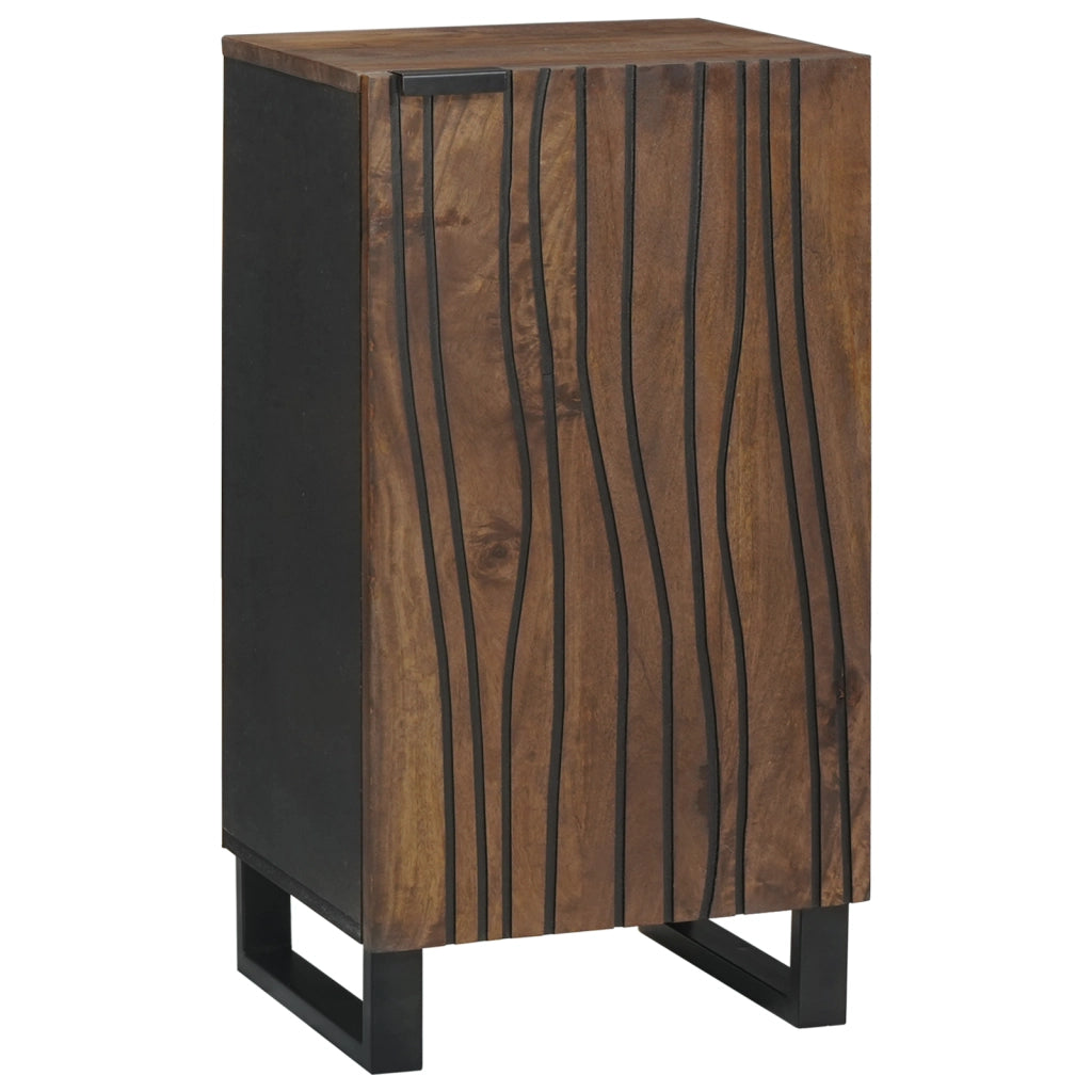Sideboard 40x33.5x75 cm Legno Massello di Mango