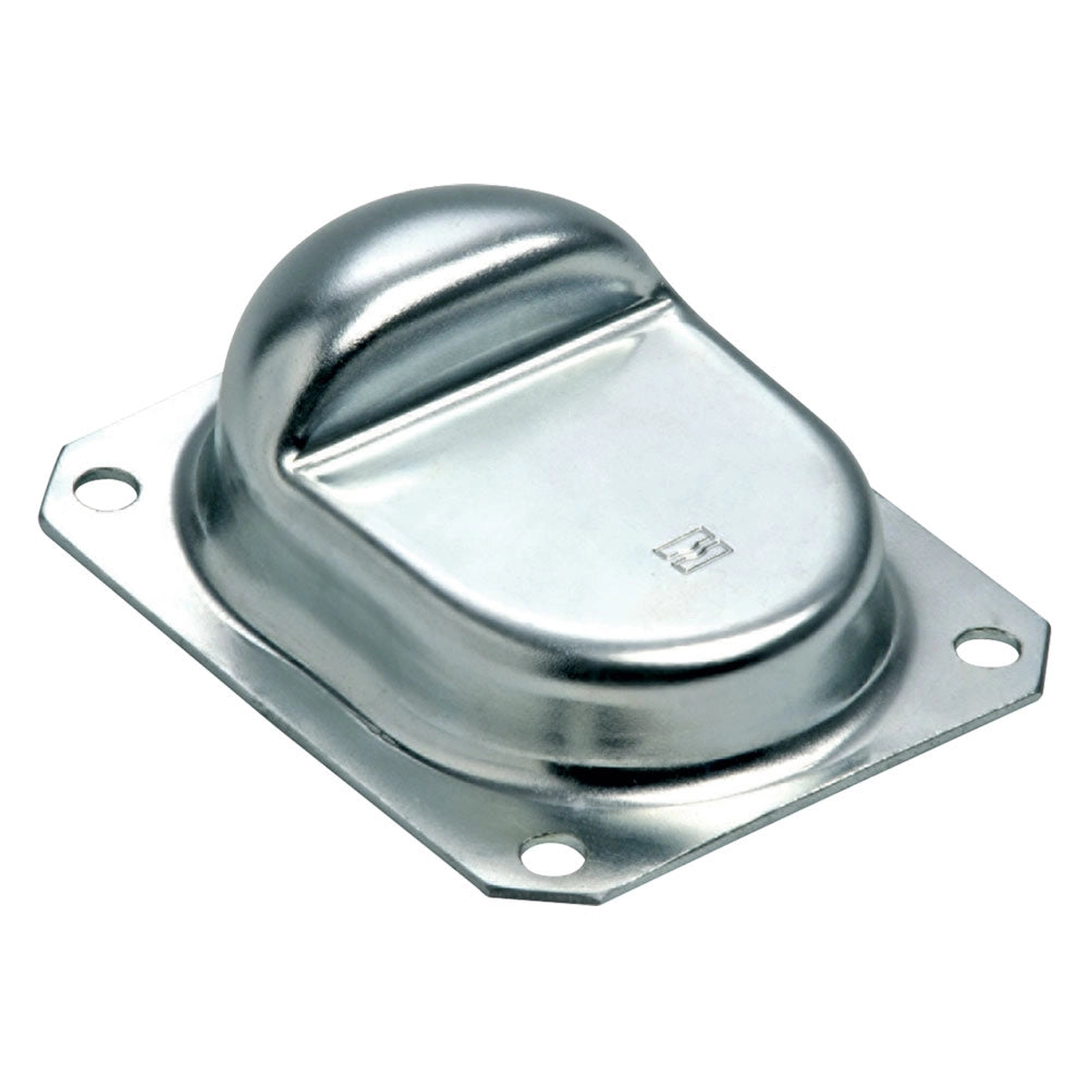 ARRESTO PER CANCELLI A BATTENTE ART.166  tipo grande - mm 160 x 130 - h.48  - COMUNELLO