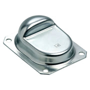 ARRESTO PER CANCELLI A BATTENTE ART.166  tipo grande - mm 160 x 130 - h.48  - COMUNELLO