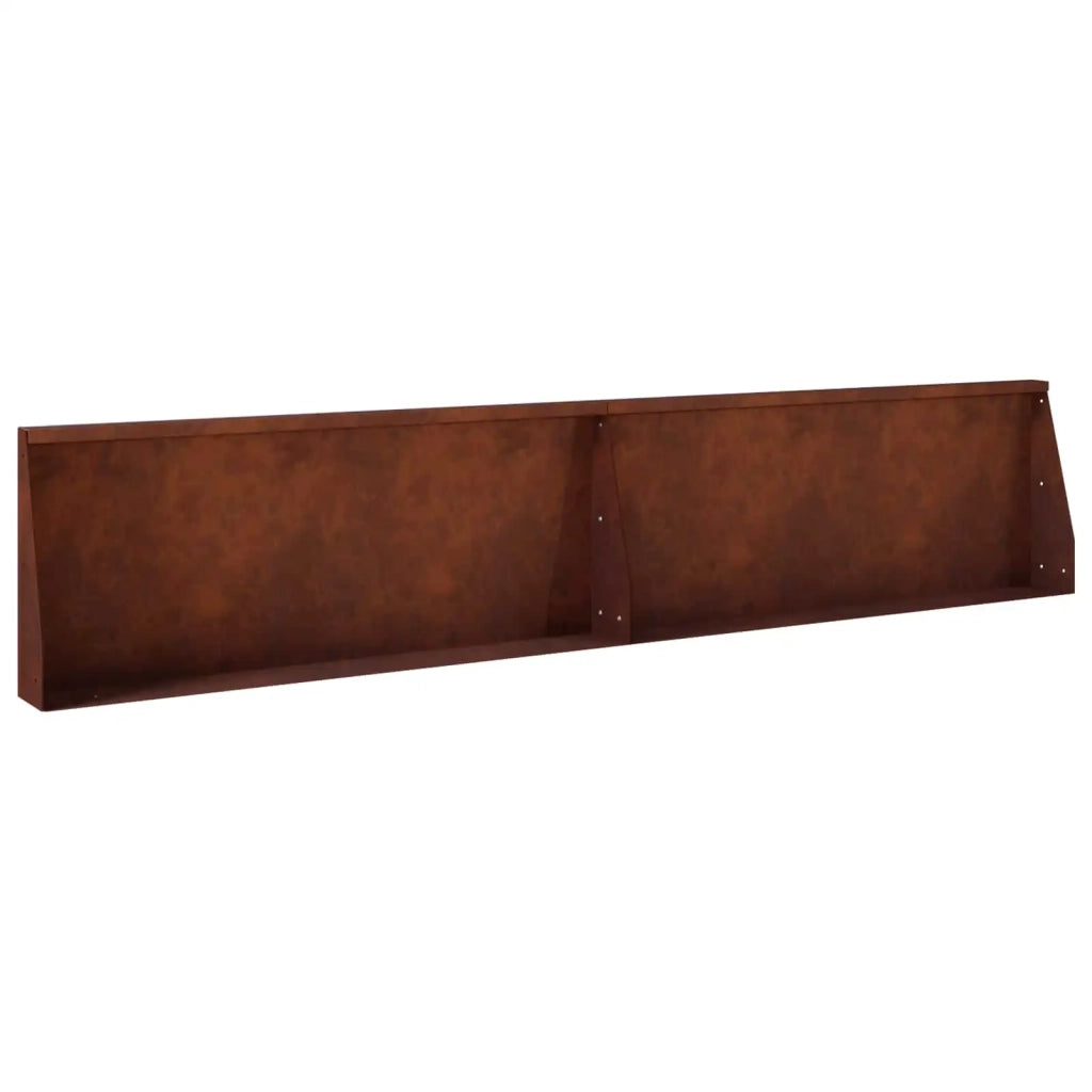 Muro di contenimento 2 pz 100 x 12 x 30 cm Acciaio Corten 8015142