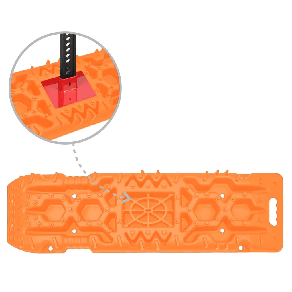 Tavole di Trazione 2 pz Arancioni 107x31x7 cm Nylon 210772