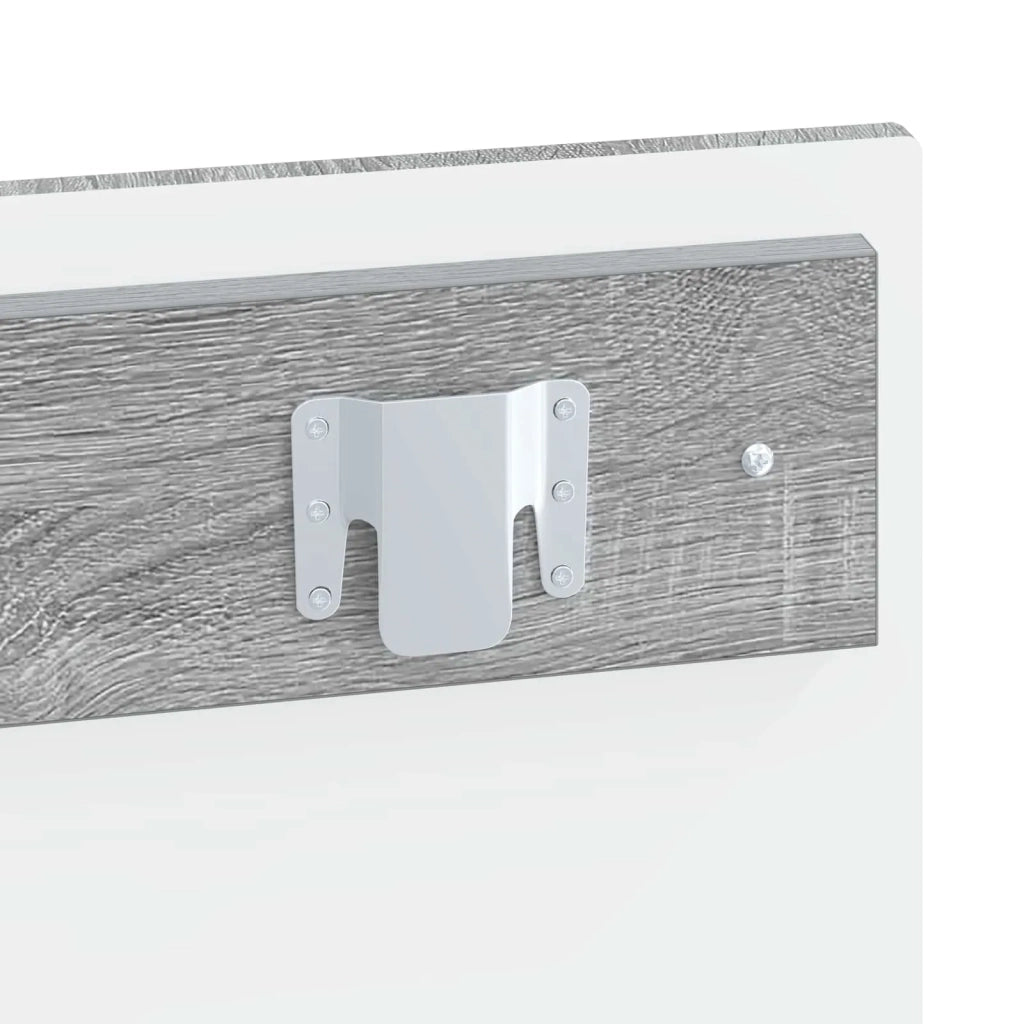 Testiera da Muro BREDA Sonoma grigio Legno ingegnerizzato 897621