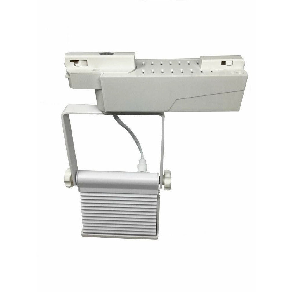 Trade Shop - Faro Proiettore Orientabile 30w Luce 6500k 4000k Faretto Led Cob Binario F30w-6a -