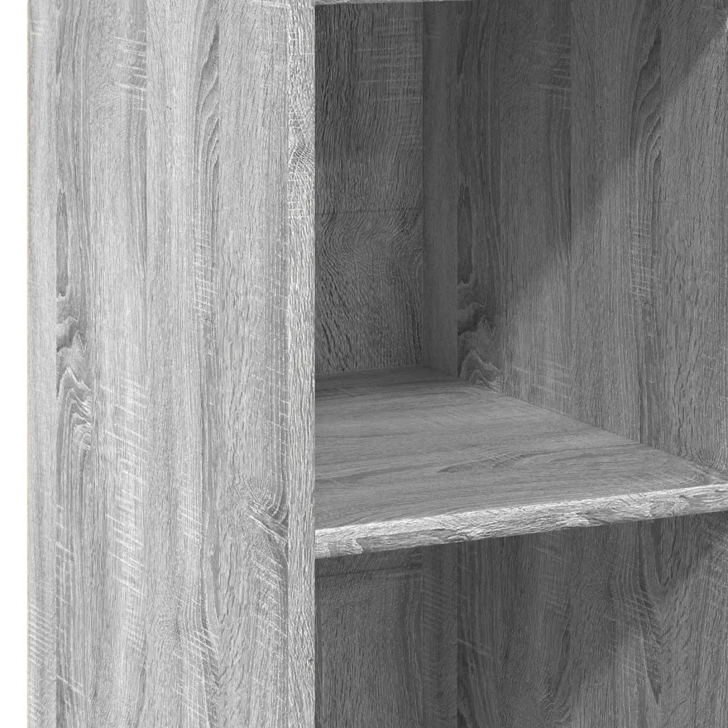 Credenza Grigio Sonoma 30x41x124cm in Legno Multistrato 846381