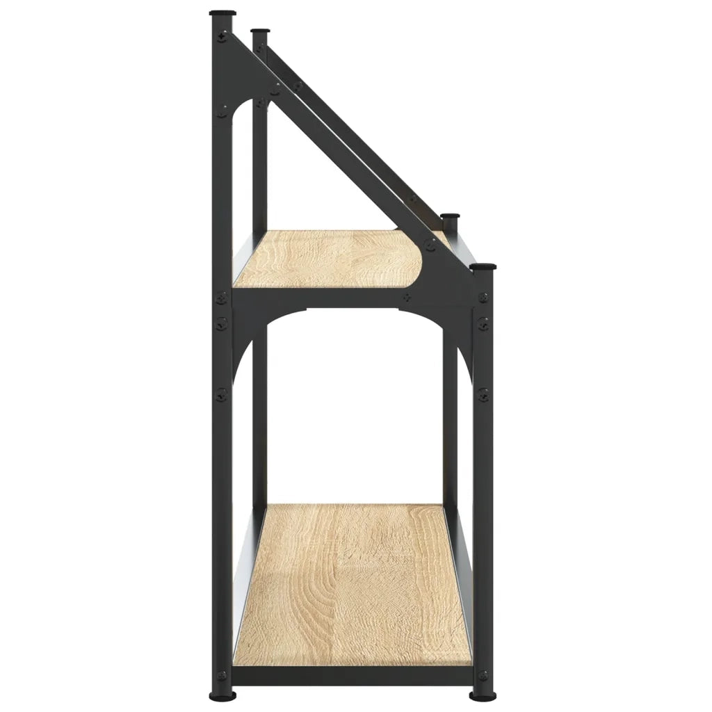 Scaffale Parete 2 Ripiani Rovere Sonoma 60x21x51 cm Multistrato