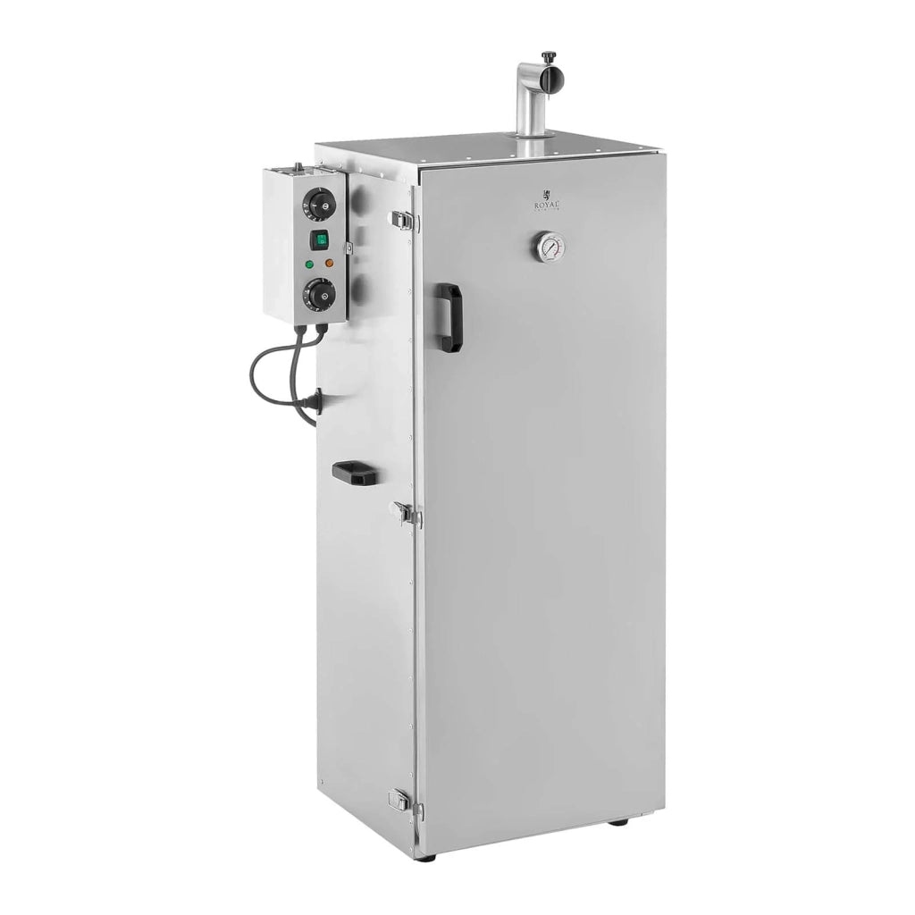 Affumicatore professionale per carne e pesce caldo e freddo armadio in acciaio inox volume 147 litri timer 0 - 120 min potenza 1.000 watt materiale acciaio inox 0 - 100 °c 14_0003972
