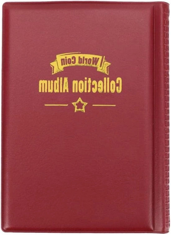 Album per collezionisti di monete con 120 contenitori - Album per conservare monete per collezione - Album di conservazione per monete per accessori di collezione.