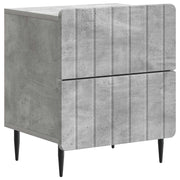 Armadio da Notte Grigio Cemento 43 x 34,5 x 49,5 cm 894301