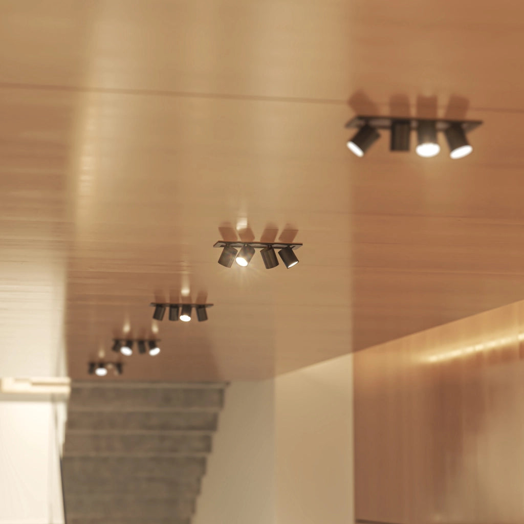 Faretto LED da incasso MINI OXO SQ 6W 42º con tecnologia CCT Switch 2700K/3200K/4000K, finitura Bianco Opaco - Beneito & Faure