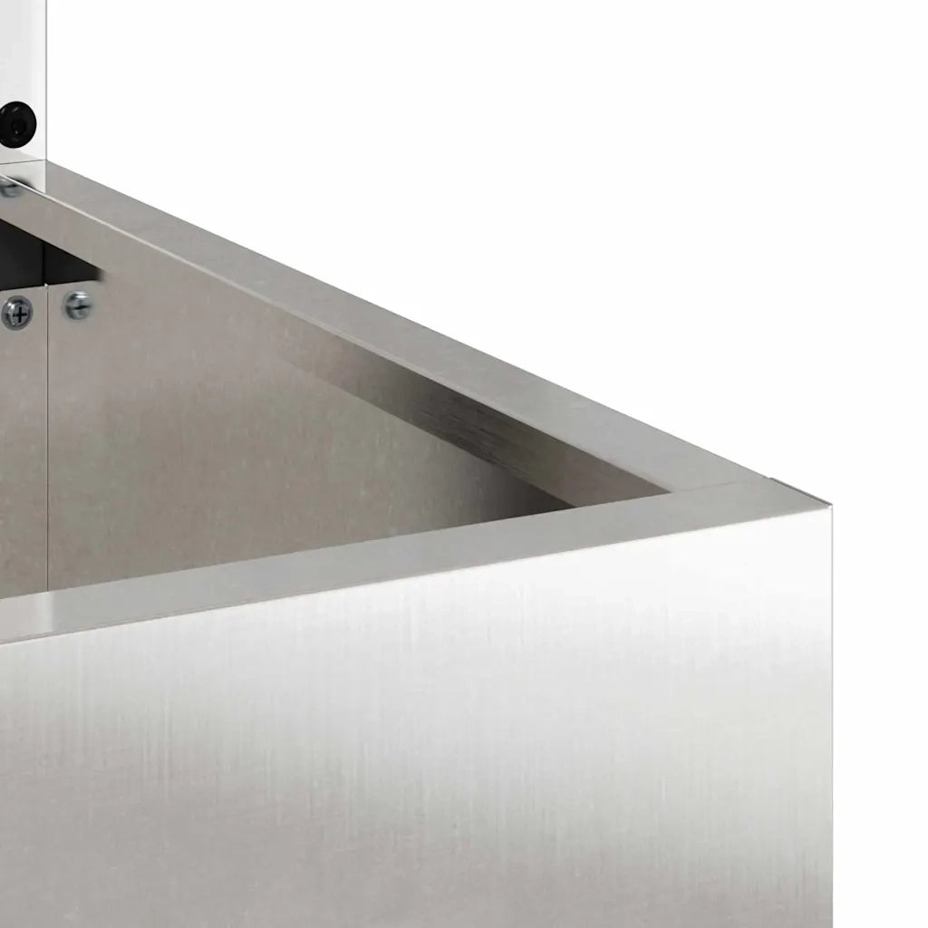 Schermo per privacy in giardino Traforo Argento 50 x 150 cm CFW1598964