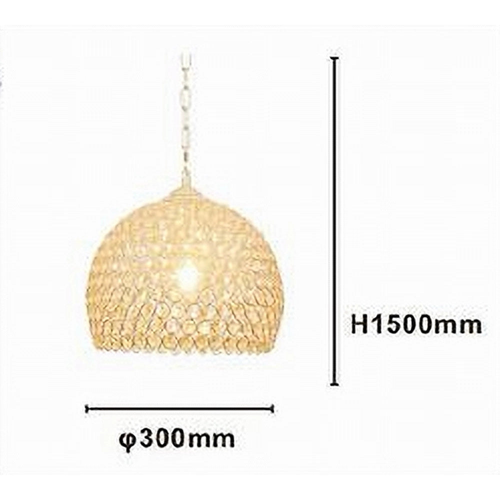 Trade Shop - Lampadario A Sospensione Semi Sfera Oro Cupola Con Cristalli Incastrati E27 32958 -
