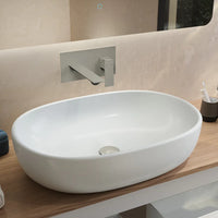 Miscelatore lavabo ad incasso nickel spazzolato | Ingrid