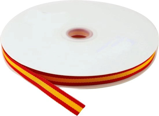 Bandiera Spagnola - 50 metro per 1 cm stoffa - bracciali artigianali - rosso - 50 m/1 cm