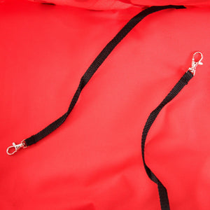 Passeggino per Cani Pieghevole Rosso 77x47x101 cm