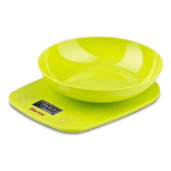 Girmi PS01 Verde Superficie piana Rotondo Bilancia da cucina elettronica