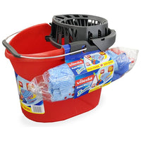 Vileda SuperMocio sistema a mocio e secchio Serbatoio singolo Rosso