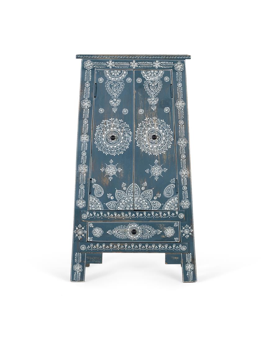 Mobili ausiliari in legno di mango e MDF dipinto a mano