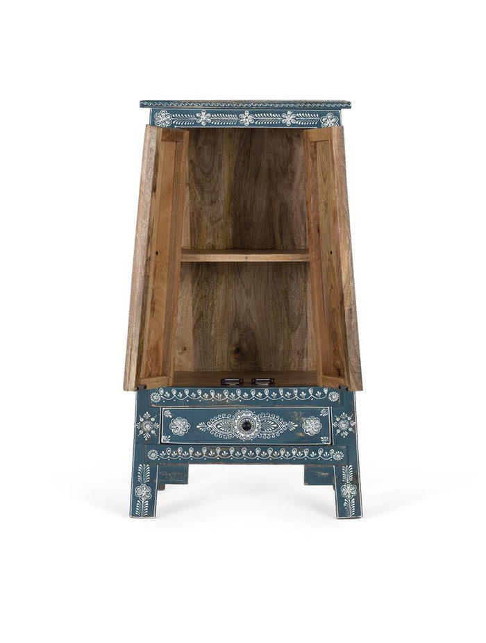 Mobili ausiliari in legno di mango e MDF dipinto a mano