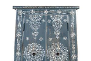 Mobili ausiliari in legno di mango e MDF dipinto a mano