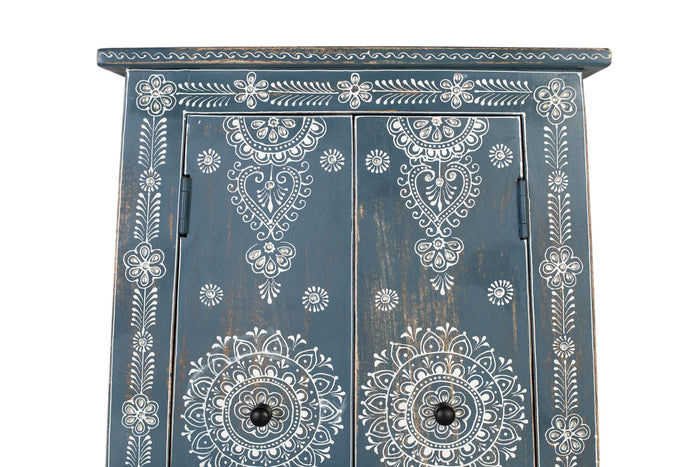 Mobili ausiliari in legno di mango e MDF dipinto a mano