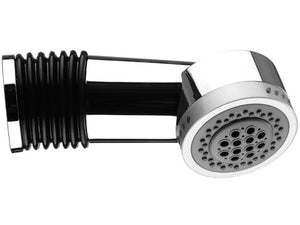 Braccio doccia con soffione integrato a disco moderno small