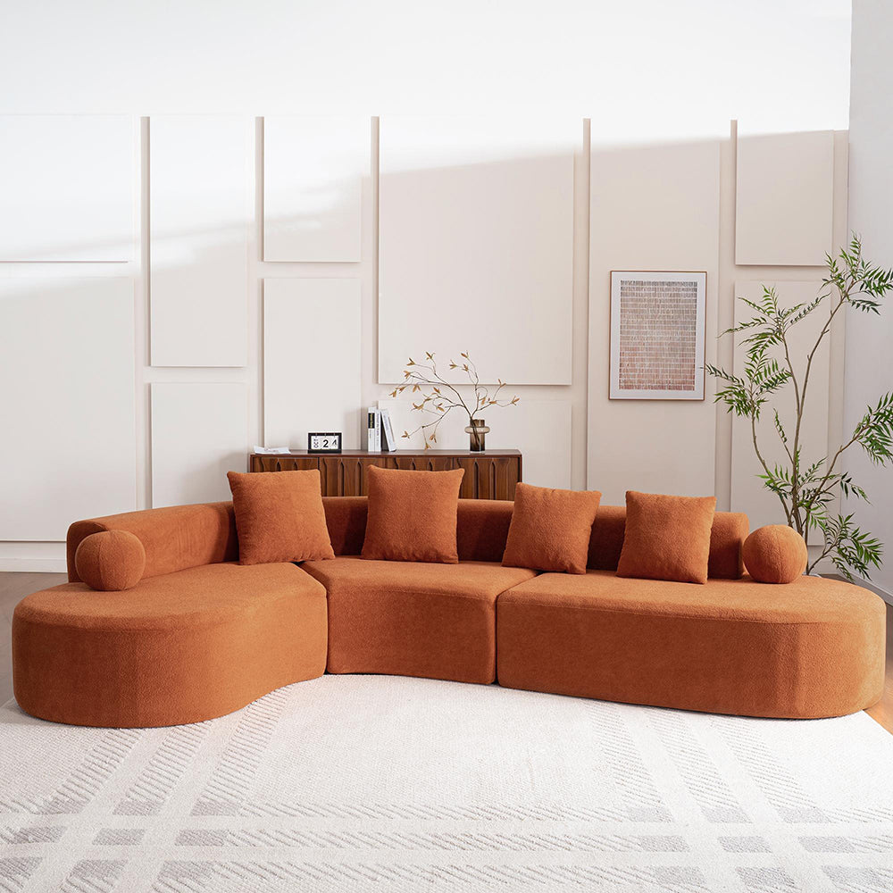 Divano a nuvola senza struttura - Xylo - 327 cm alto L confortevole
