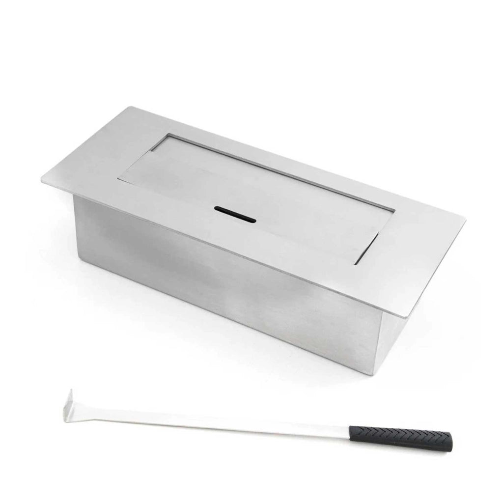Vienna - Camino a bioetanolo da parete 65x23xH75 cm, colore nero