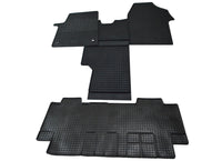 RIGUM-904413-904185, Tappetini in Gomma per Opel Vivaro 5 posti dal 2020 - (2 anteriori + 3 posteriori)