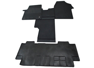 RIGUM-904413-904185, Tappetini in Gomma per Opel Vivaro 5 posti dal 2020 - (2 anteriori + 3 posteriori)