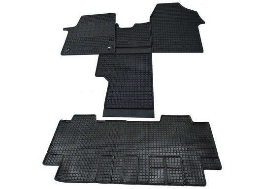 RIGUM-904413-904185, Tappetini in Gomma per Opel Vivaro 5 posti dal 2020 - (2 anteriori + 3 posteriori)