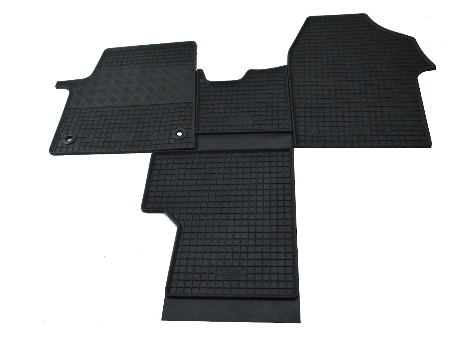 RIGUM-904413-904185, Tappetini in Gomma per Opel Vivaro 5 posti dal 2020 - (2 anteriori + 3 posteriori)