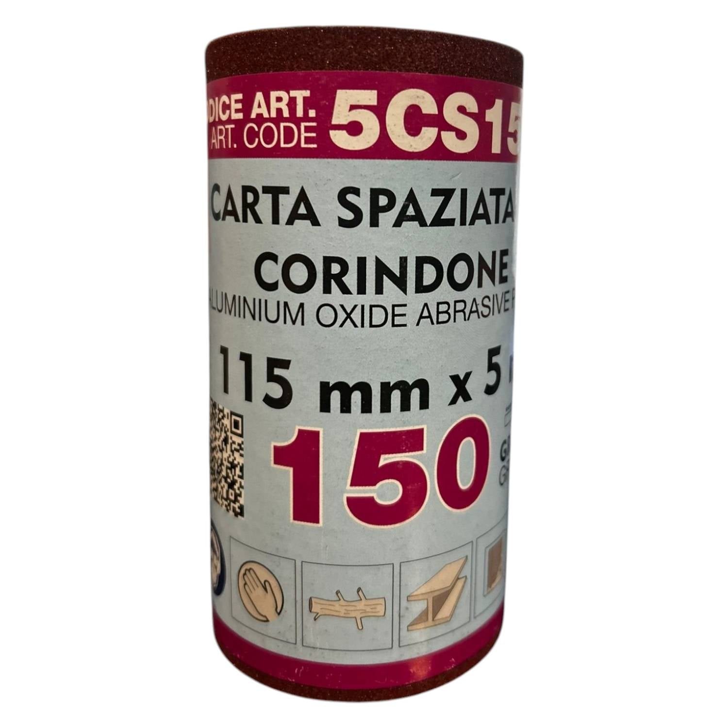CARTA VETRO SPAZIATA AL CORINDONE GRANA 150