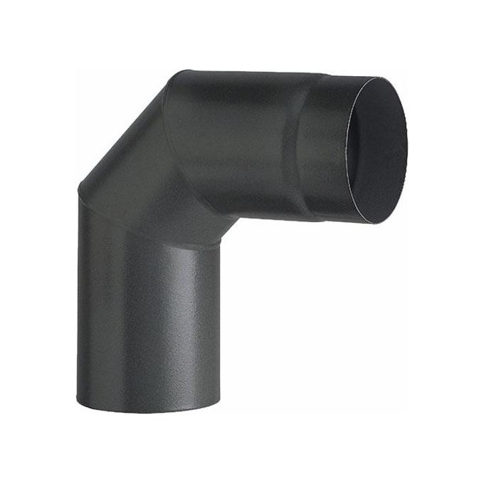 Ala Gomito Acciaio 90^ 12 Nero 2Mm