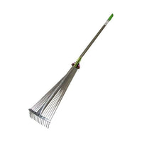 Il Campo Scopa Foglie Regolabile Manico Acciaio