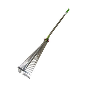 Il Campo Scopa Foglie Regolabile Manico Acciaio