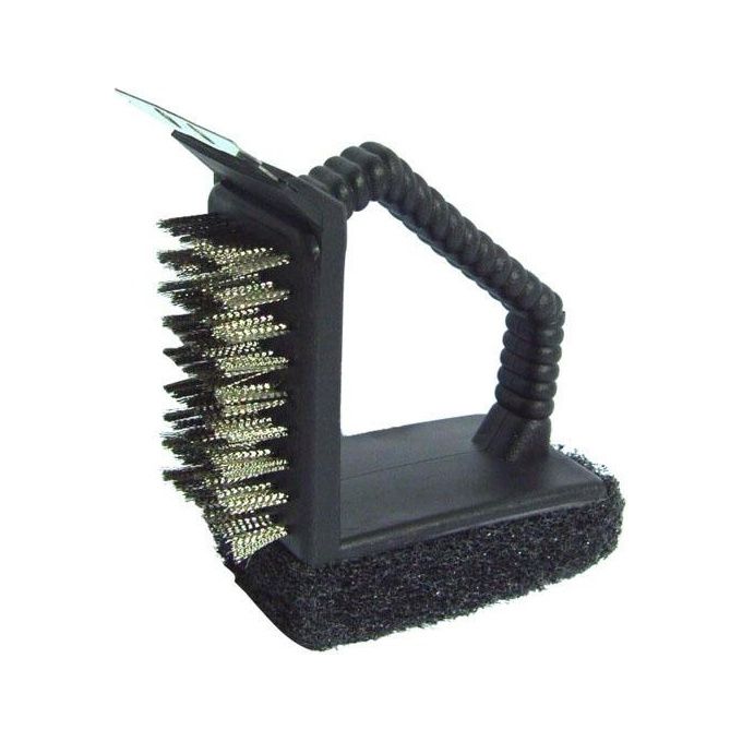 Lapillo Spazzola Barbecue 3 Funzioni