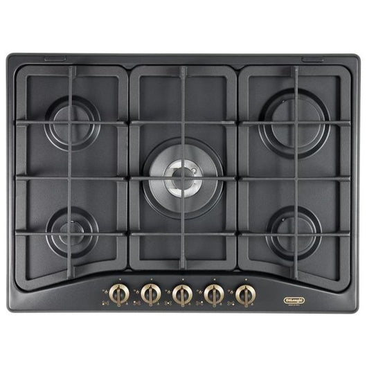 DeLonghi ANF 57 PRO piano cottura Antracite Da incasso Gas 5 Fornello(i)