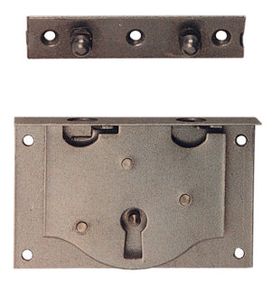 serratura per cassa cartella in acciaio lucido mm.30 cod:ferx.18916