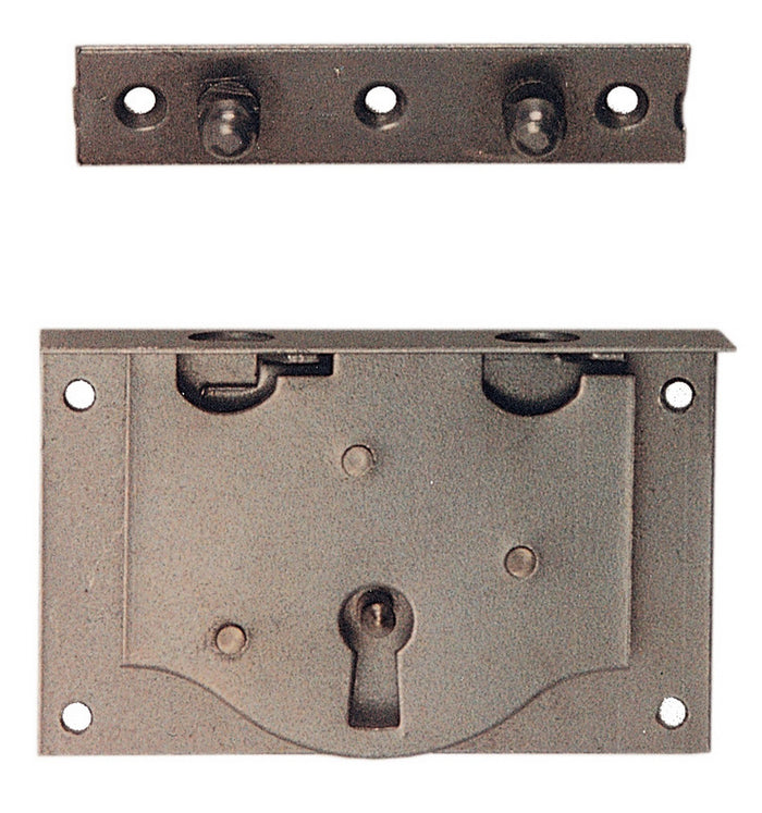 serratura per cassa cartella in acciaio lucido mm.30 cod:ferx.18916