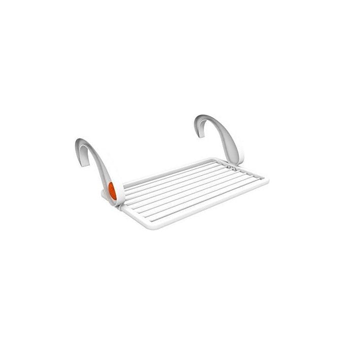 Gimi 10860690 Virgola Stendibiancheria da Balcone in Resina