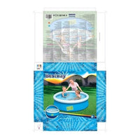 Bestway Fast Set 57241 piscina fuori terra Piscina gonfiabile 477 L Blu, Verde, Arancione
