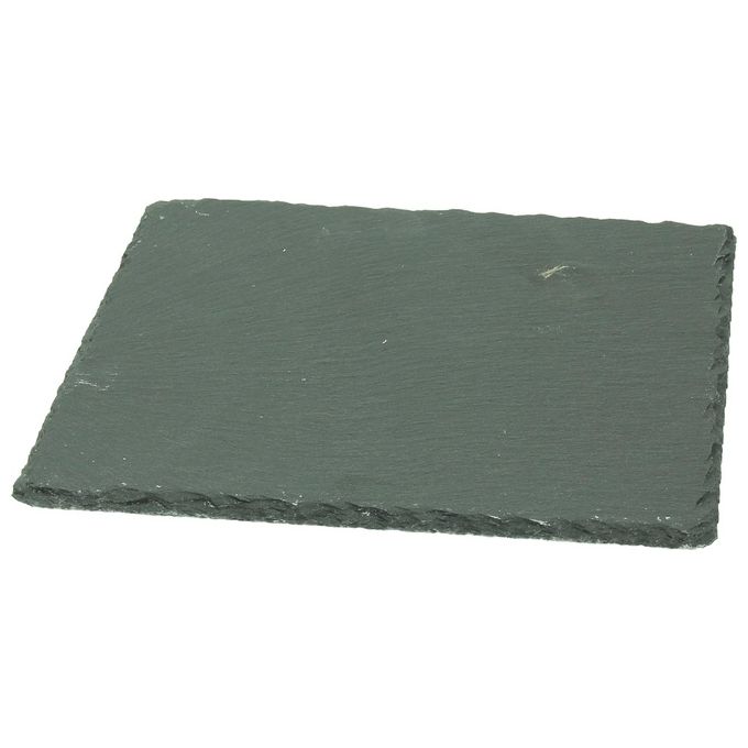 Tognana Porcellane R390220ARDE piatto da portata Piastra in ardesia Pietra Grigio Quadrato