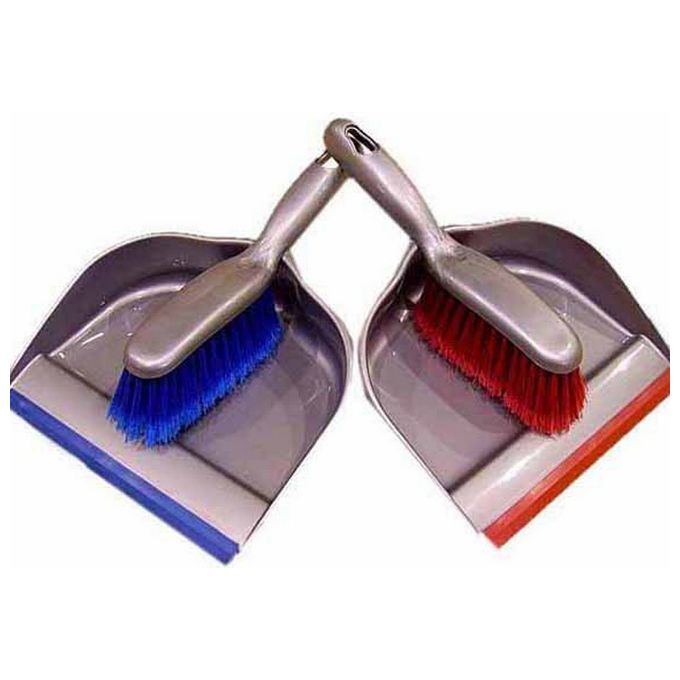 La Mopperia Paletta Polvere Con Gomma+Spazzola