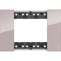 Placca Bticino Living Now 3 moduli colore aura KA4803DM