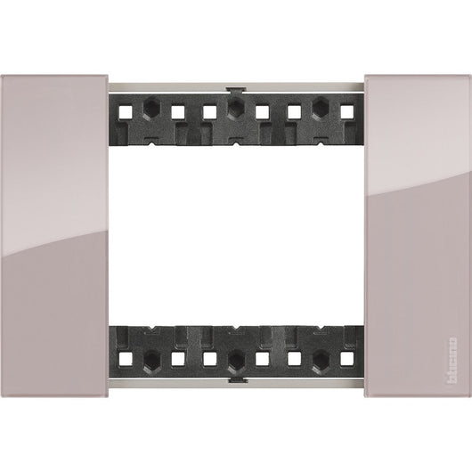 Placca Bticino Living Now 3 moduli colore aura KA4803DM
