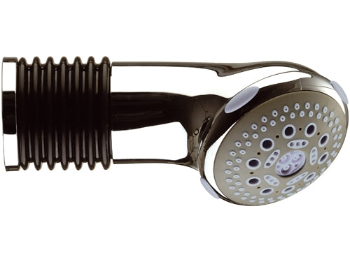 Braccio doccia con soffione integrato a disco moderno