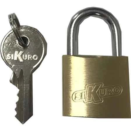 LUCCHETTO AD ARCO STANDARD CON CHIAVE KA SIKURO 30 mm - SIKURO