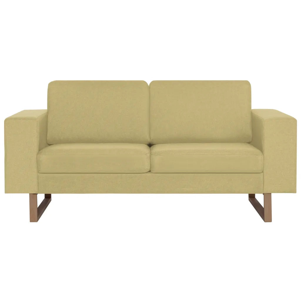 Divano a 2 Posti in Tessuto Verde cod mxl 21141
