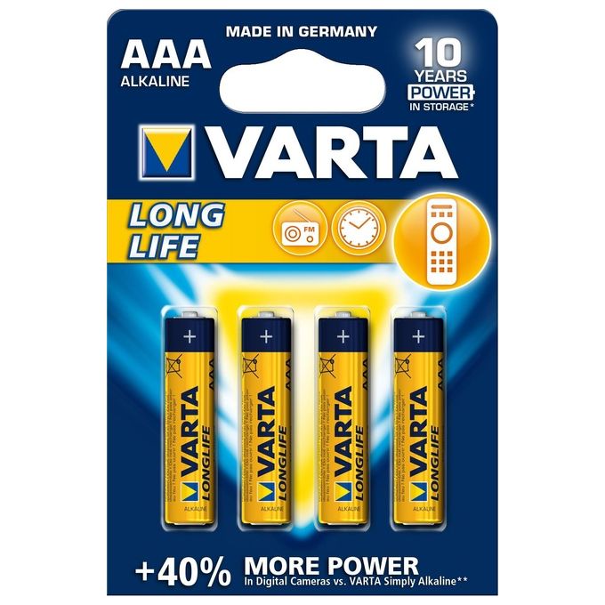 Varta Longlife Extra AAA Batteria monouso Alcalino