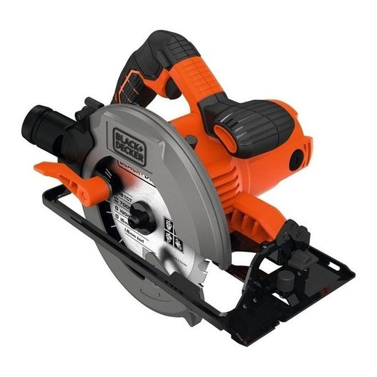 Black & Decker CS1550-QS sega circolare portatile 19 cm Nero, Arancione 5500 Giri/min 1500 W